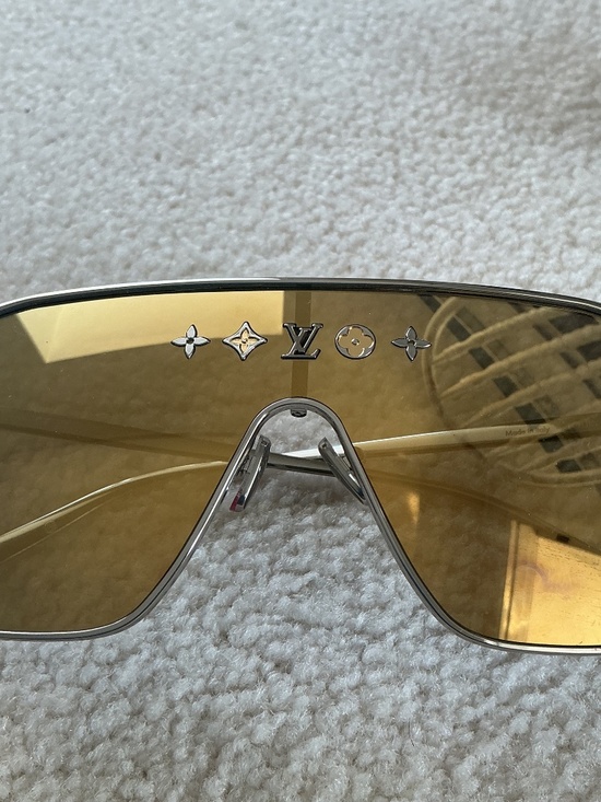 Metal LV Golden Mask Sunglasses Z1853U Gold main image 4